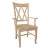 John Thomas Select Double X-Back Arm Chair