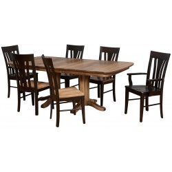 Millsdale Dining Group w/Double Pedestal Table