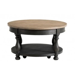 Barrington Two Tone Round Cocktail Table