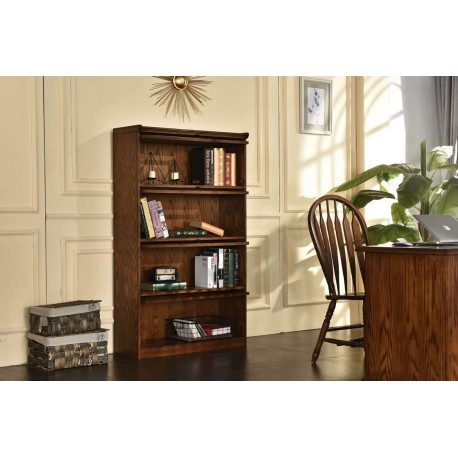 4-Door Barrister Bookcase in Burnished Walnut