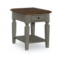 Vista End Table in Hickory & Stone by John Thomas