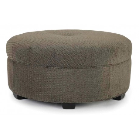 970 Style Round Ottoman by Smith Brothers
