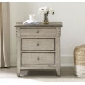 Ivy Hollow 3 Drawer Nightstand w/ Charging Station