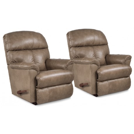 Buy One, Get One Reed Leather Rocking Recliner