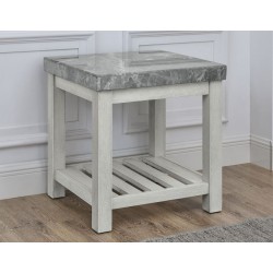 Canova Gray Marble End Table