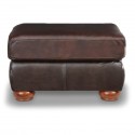 Theo Leather Ottoman