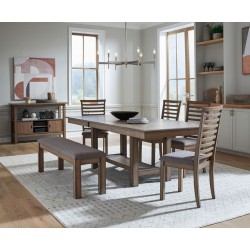 Brook Bay 6 Piece Trestle Table Set
