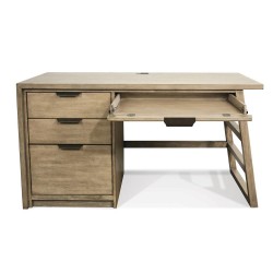 Larson Single Pedestal Desk w/ FREE Desk Chair!