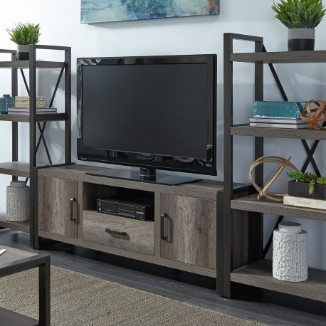 Tanners Creek Entertainment Center with Piers