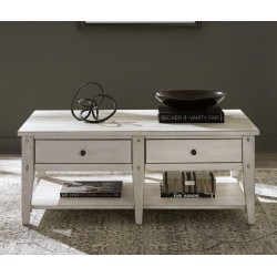 Lake House White Cocktail Table