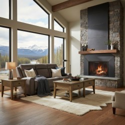 Lake House Oak Table Collection