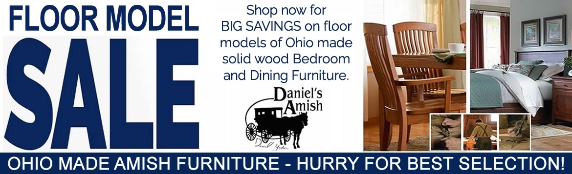 Amish Furniture Floor Model Sale
