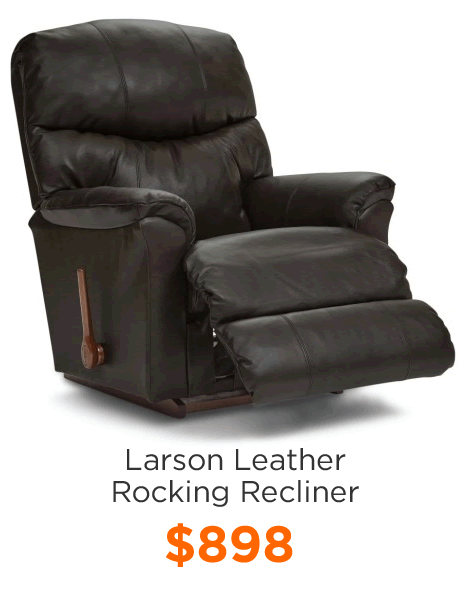 La-Z-Boy Larson Leather Rocker Recliner